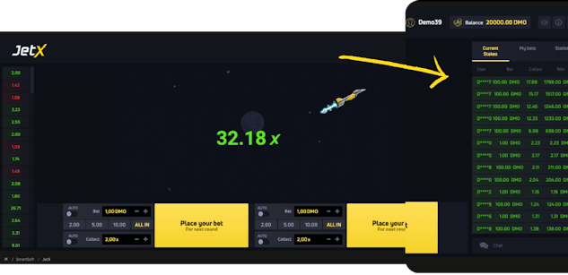Jogo de foguete JetX bet - jogue com dinheiro real