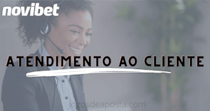 Banner atendimento ao cliente Novibet