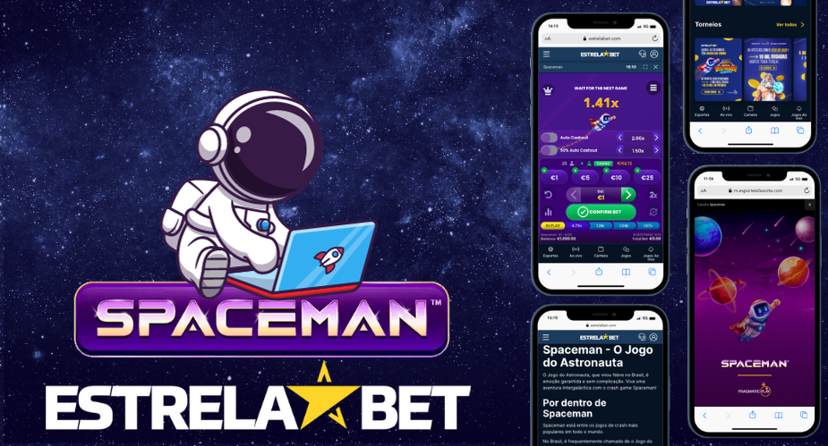 Estrela bet Spaceman: Como jogar?