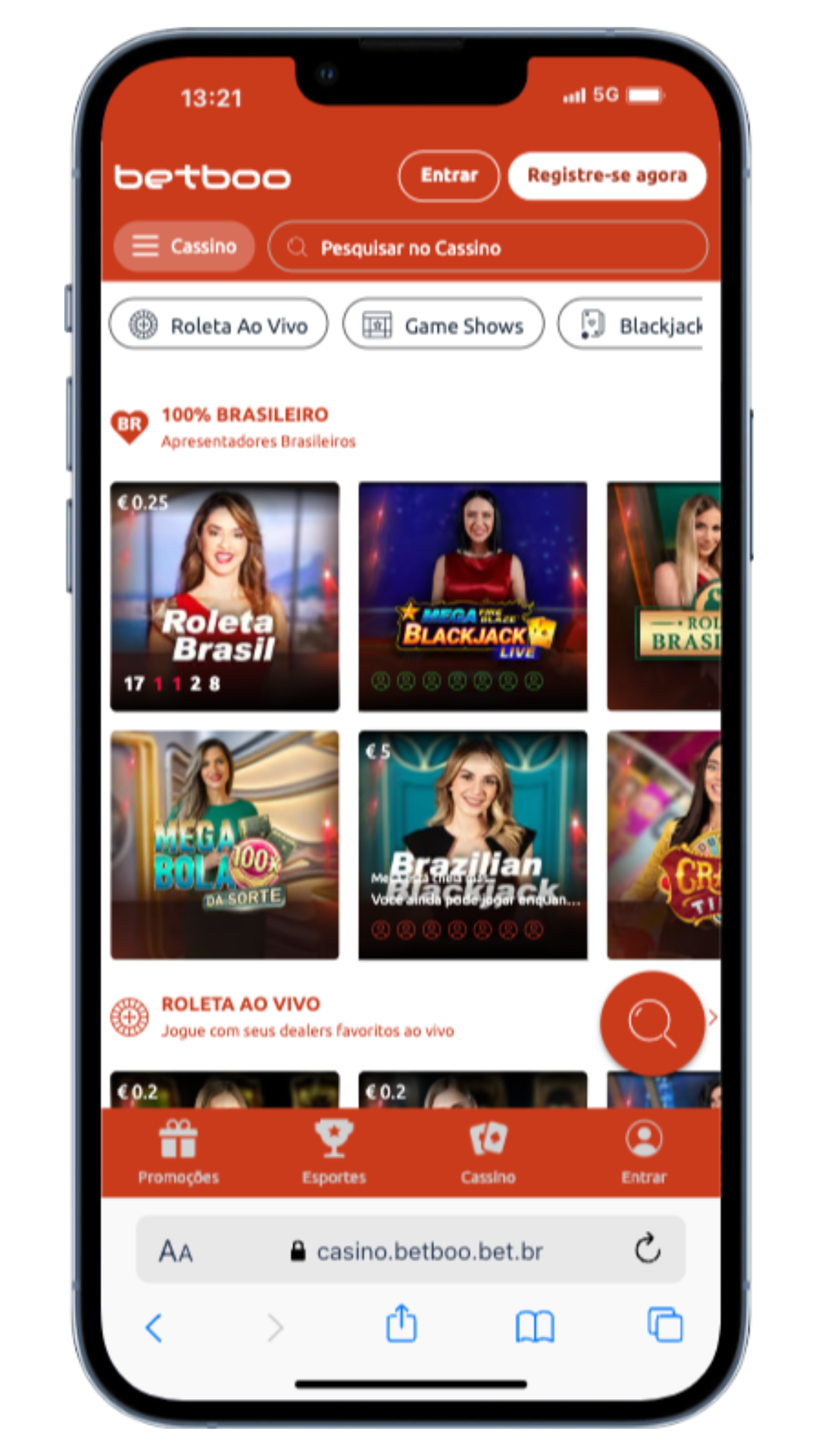 Bateubet cassino ao vivo