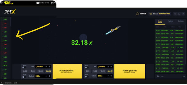 Historico de rodada Jetix