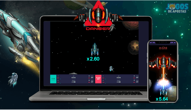 Mockup do jogo To mars and Beyond