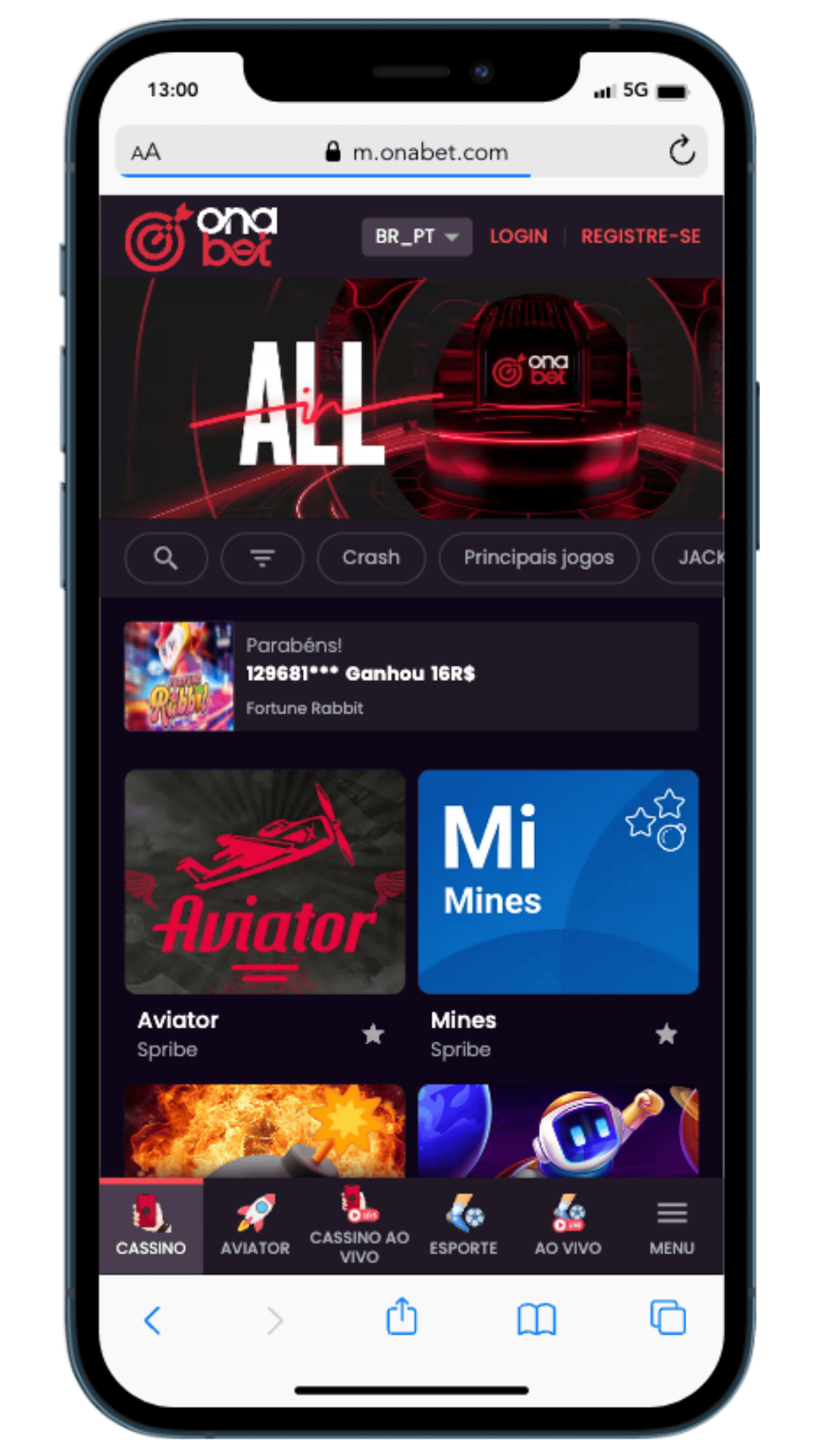 Onabet jogos de aposta