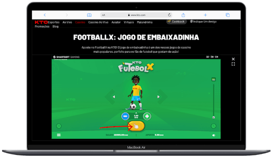 Passo 3 de como jogar Football X