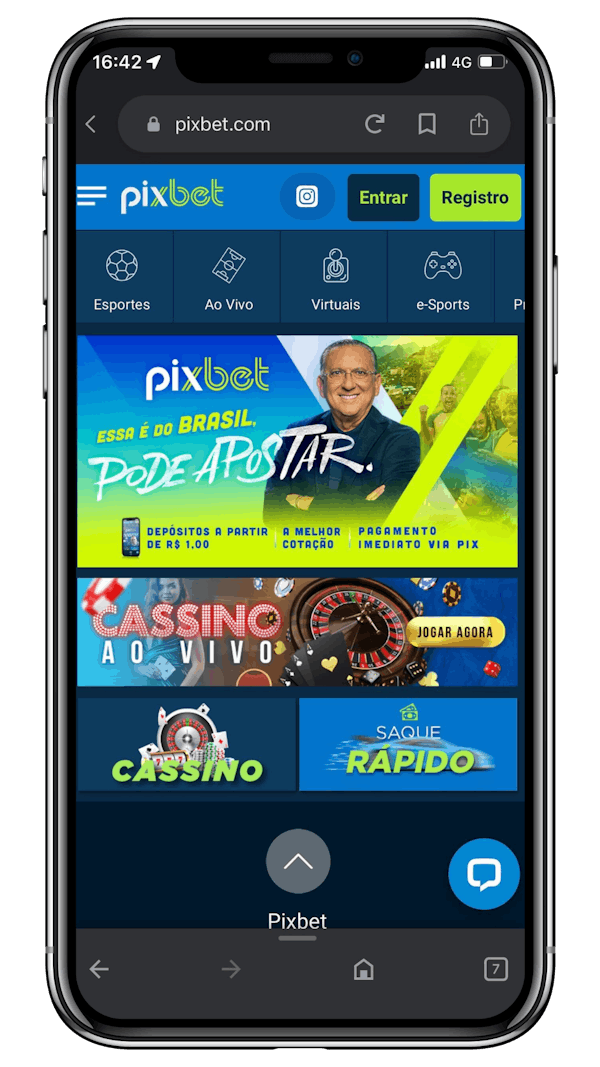 Pixbet Casino: Depósito a partir de R$1 e muitas vantagens