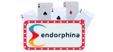 Cartas de baralho com o logo da Endorphina