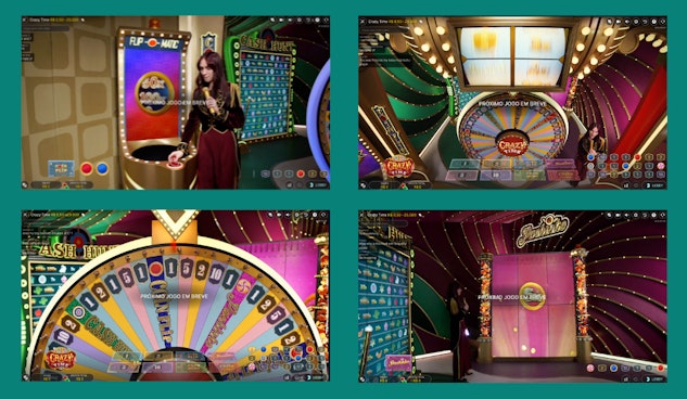 Cenas do jogo crazy time