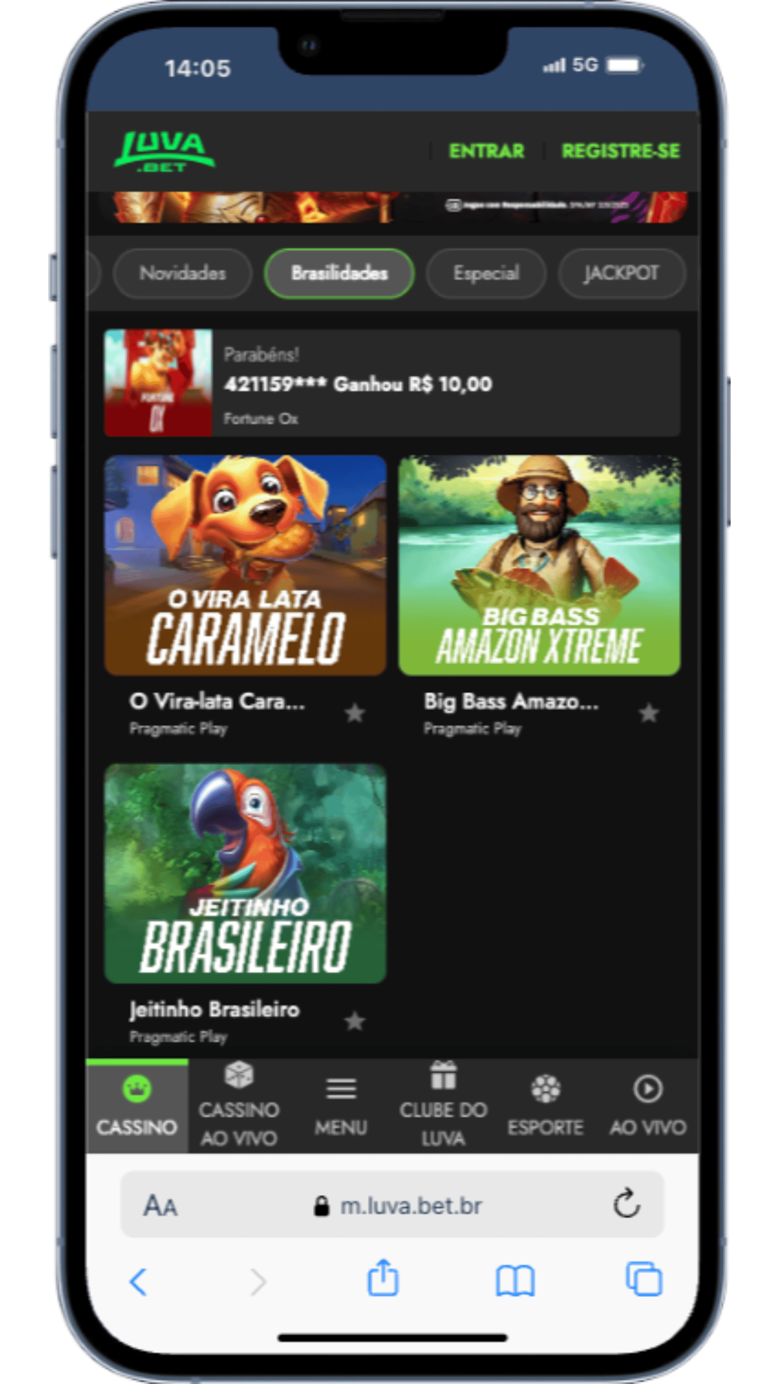 Luvabet jogos brasileiros